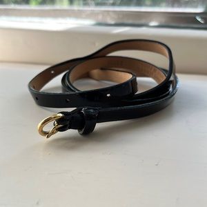 J crew skinny leather belt